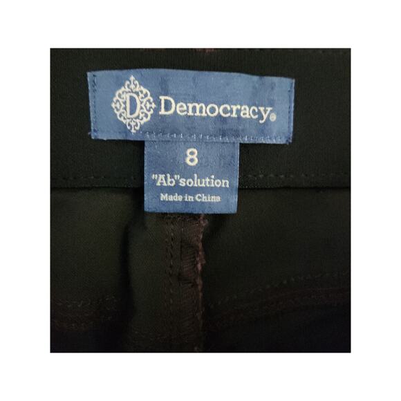 Democracy Jeggings Women's 8 Ab Solution Ankle Length Deep Burgundy Stretch NWT - Picture 5 of 7